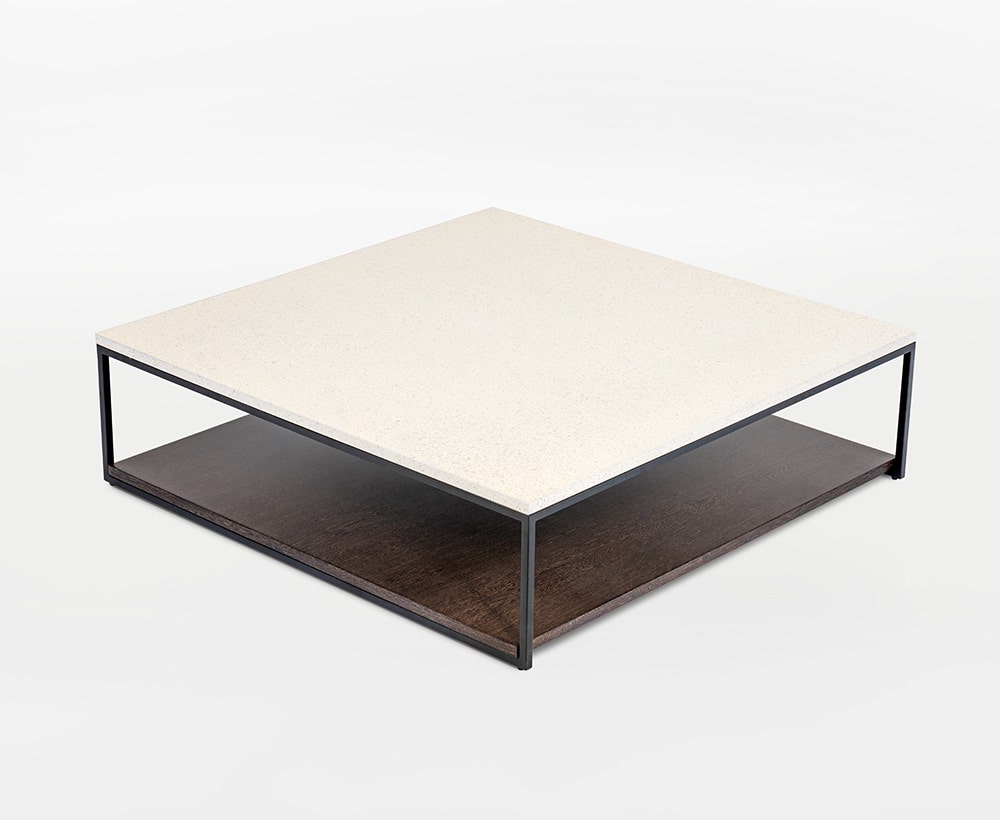 طاولة قهوة نيتاي 100X100X28 بيج