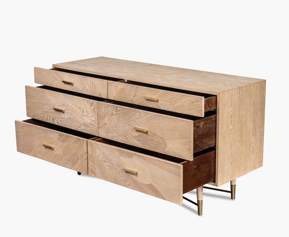 Two drawer sales dresser