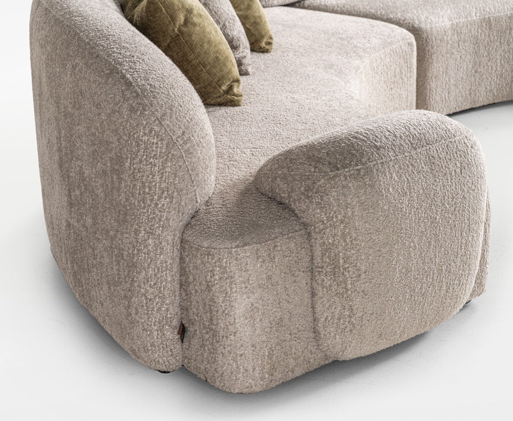 Primo corner sofa grey