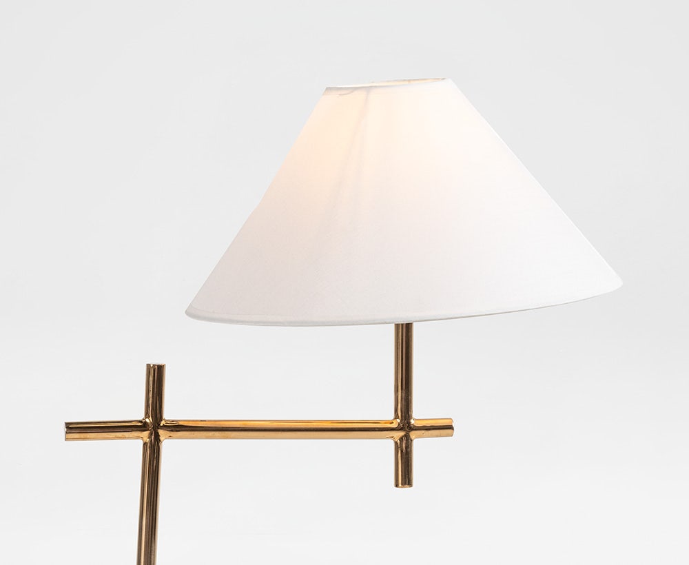 Ross Floor Lamp Antique Gold