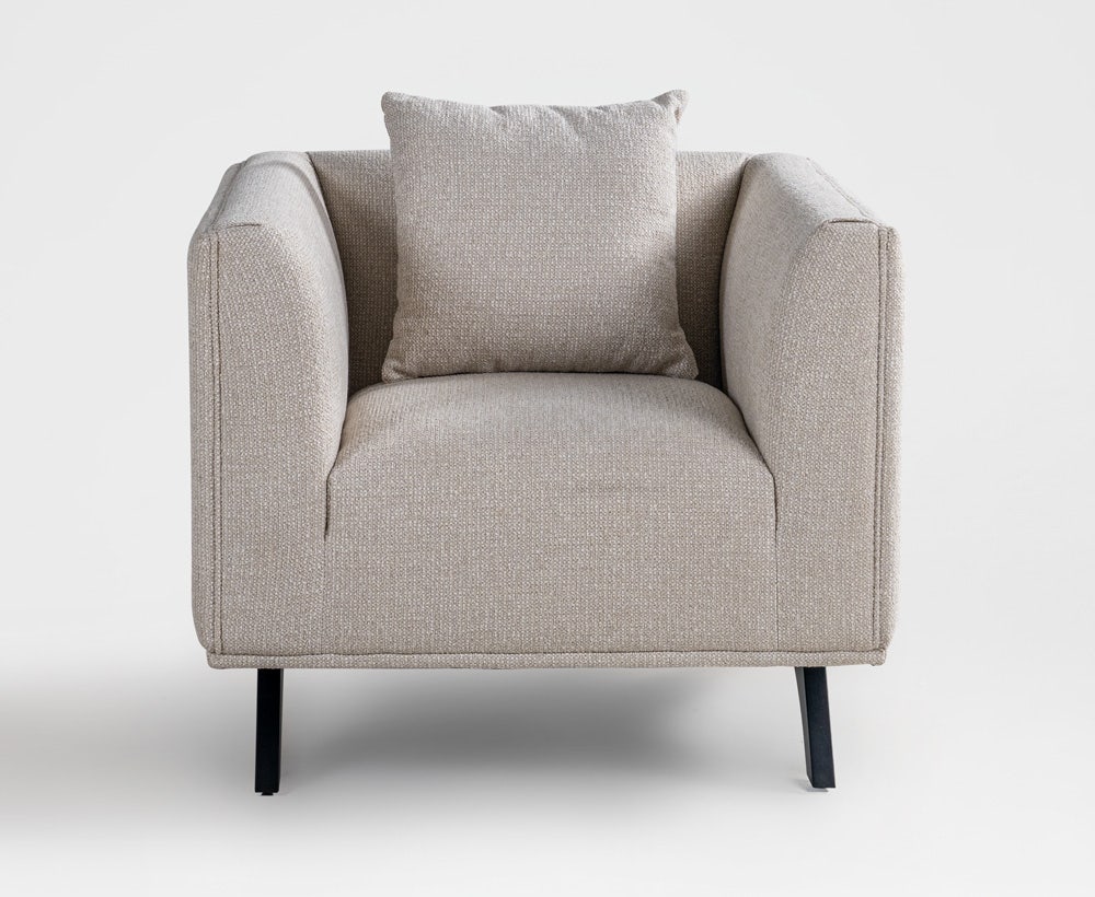 Shadow 1 seater 88x83x73.5 ivory