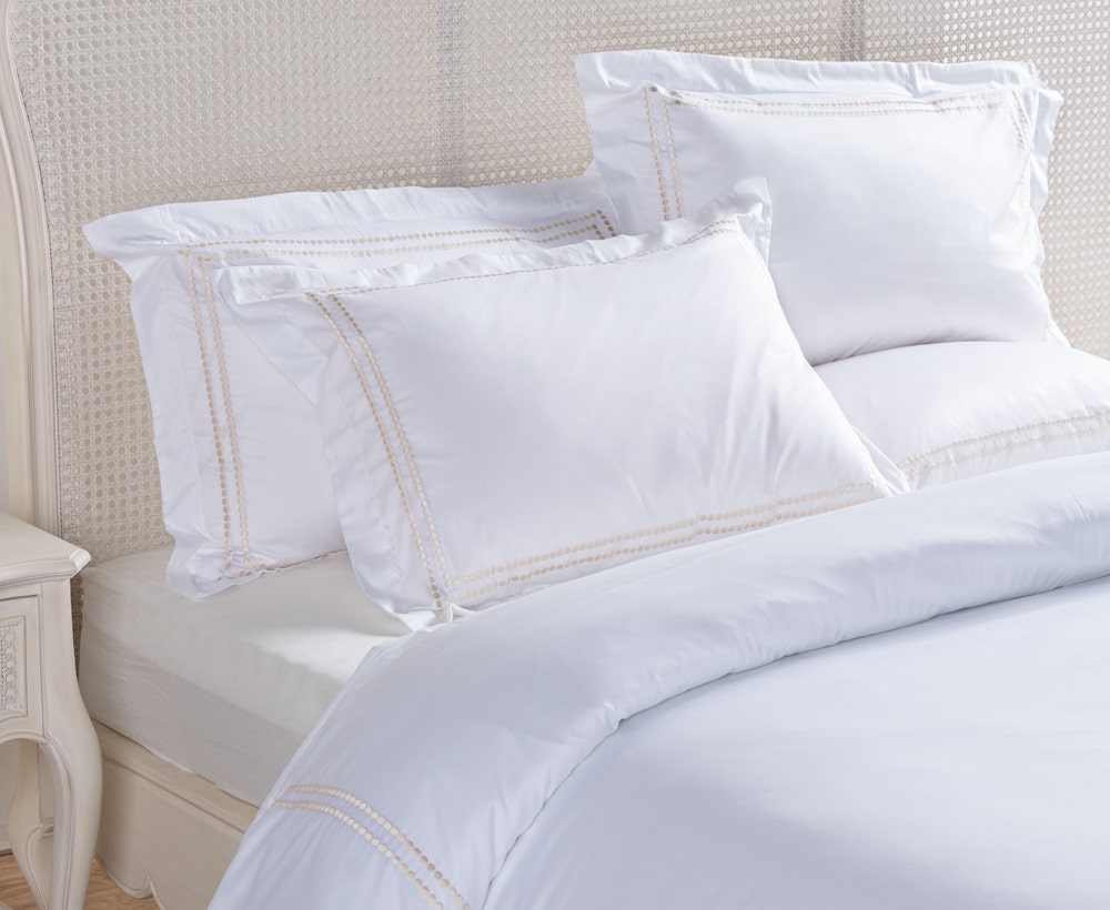 S/6 Duvet Cover Shana WH/BG 260x240