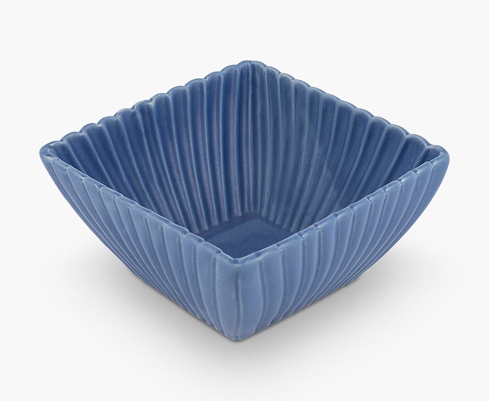 Blue Serving Bowl - 18x18x9.5 cm