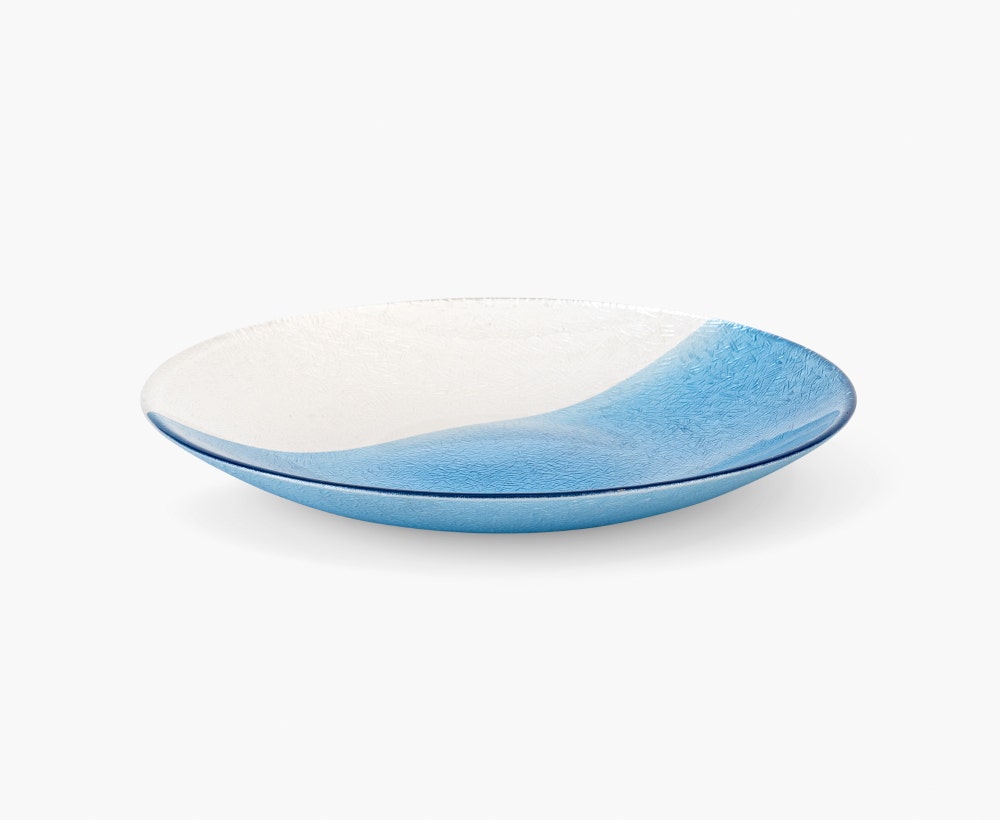 Blue and White Side Plate, 21.5*21.5*2.8 cm