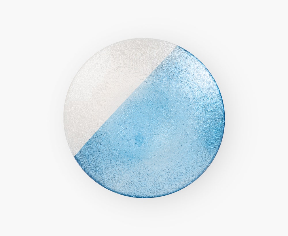 Blue & White Side Plate - 21.5x2.8 cm