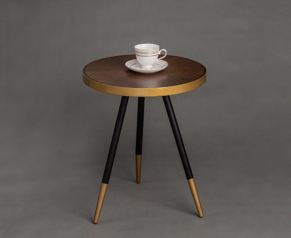 Walnut side clearance table