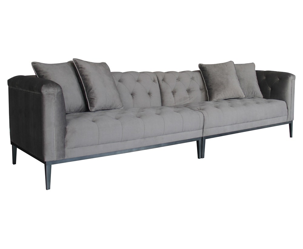 Dark grey 4 seater sofa outlet