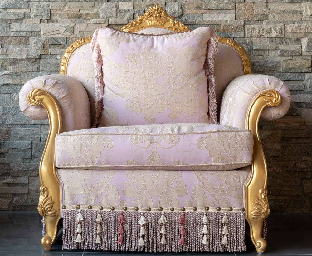 Pink one seater sofa outlet