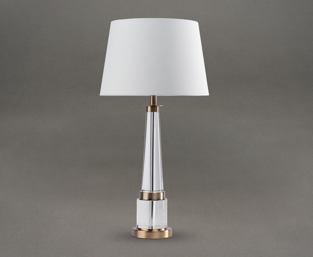 Champagne table lamp deals