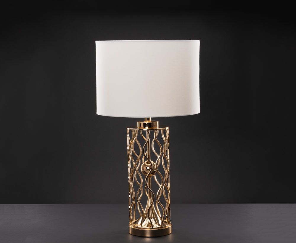 Luxury gold table clearance lamps