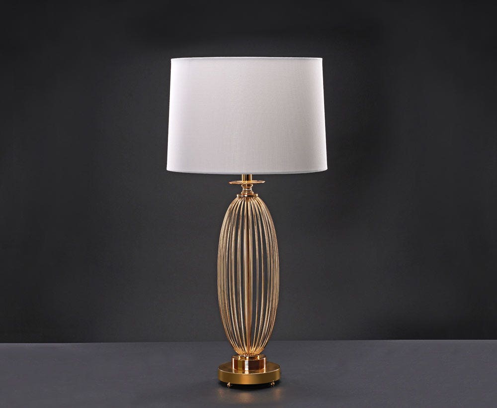 French Gold Table Lamp Ideal for House Decoration