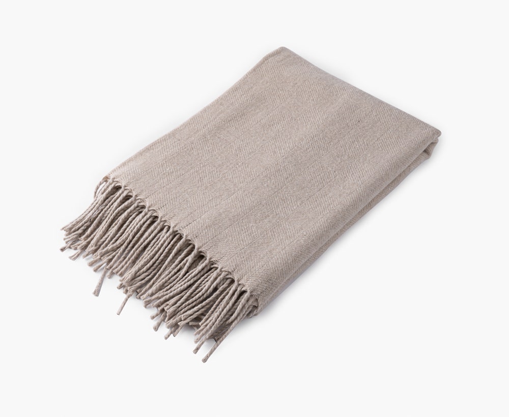 Throw Light Brown 130X170Cm