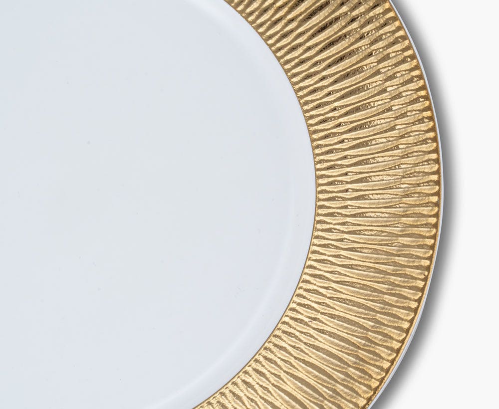 Gold side on sale plates
