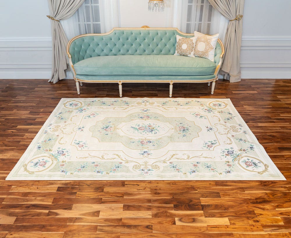 Togo Carpet in Ivory for Modern Decor 195x280 cm