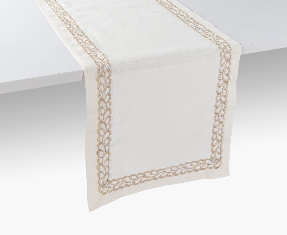 Vera Table Runner Cream