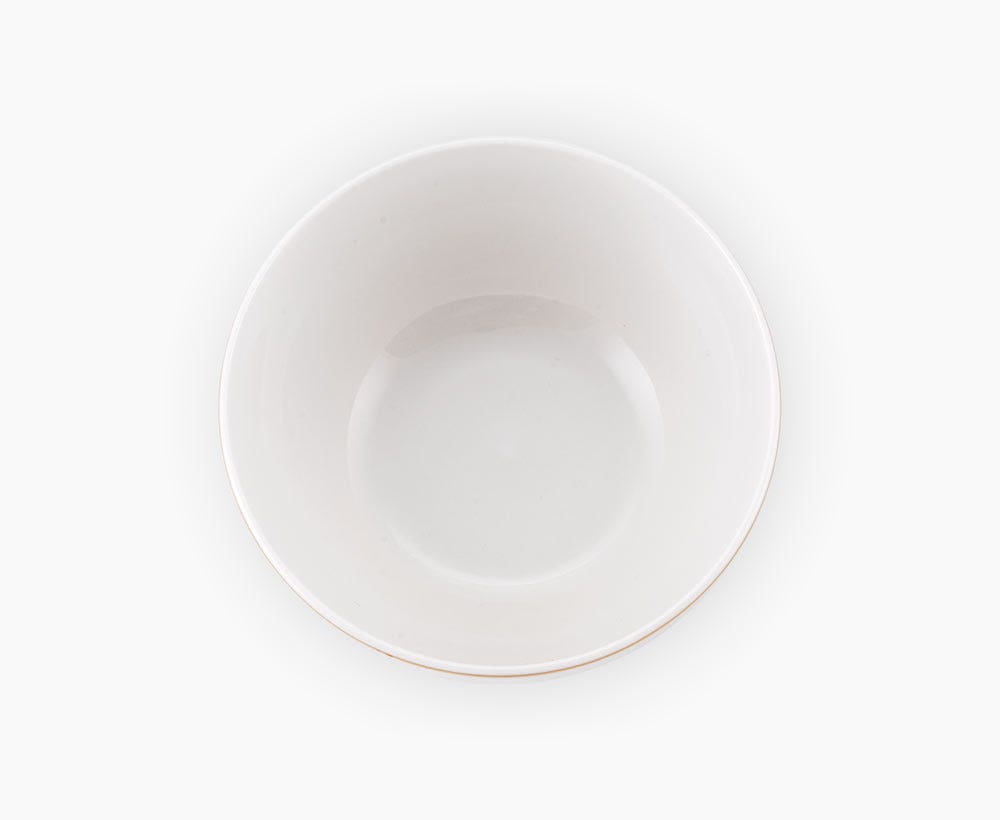 Veronique Bowl Gold-White 5.5Inch