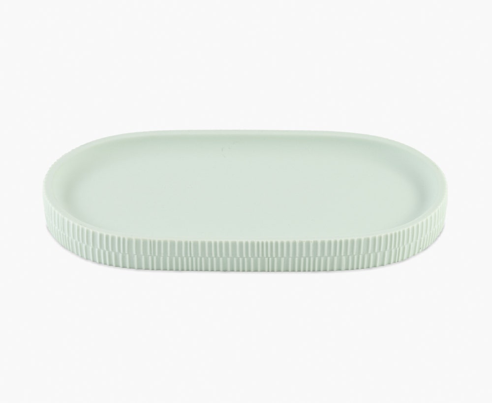 Vicenne Light Green Bath Tray, 26.1*14.1*2.5 cm