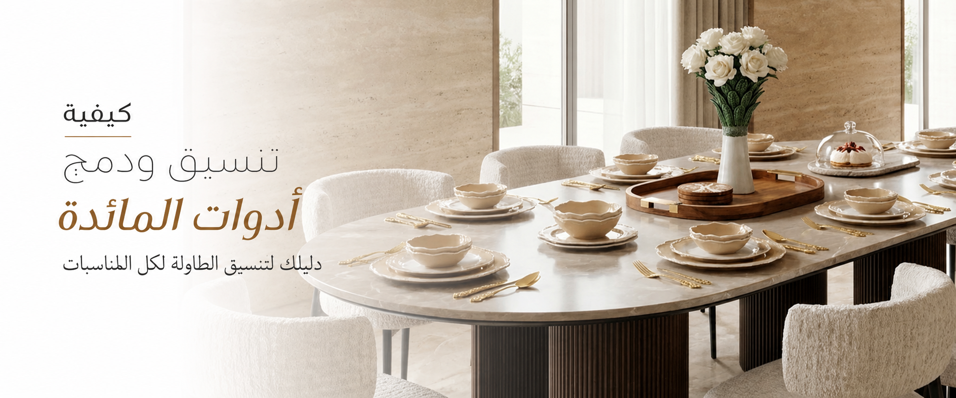 how to arrange dining table